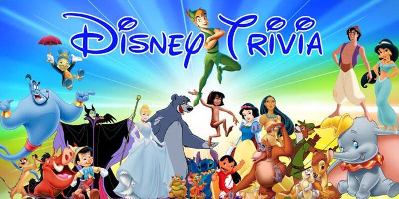 "Disney Trivia" with disney characters