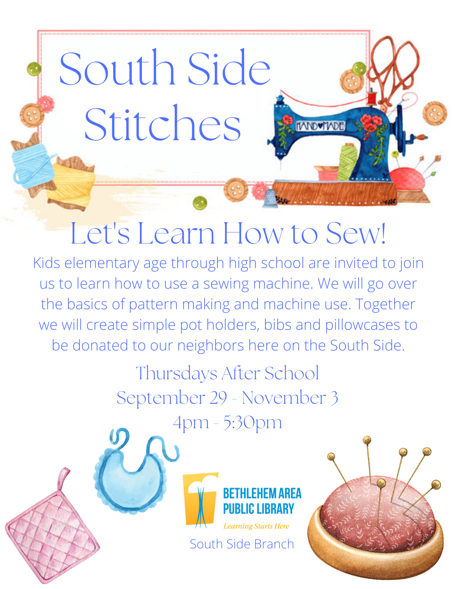 Learn to Sew!
