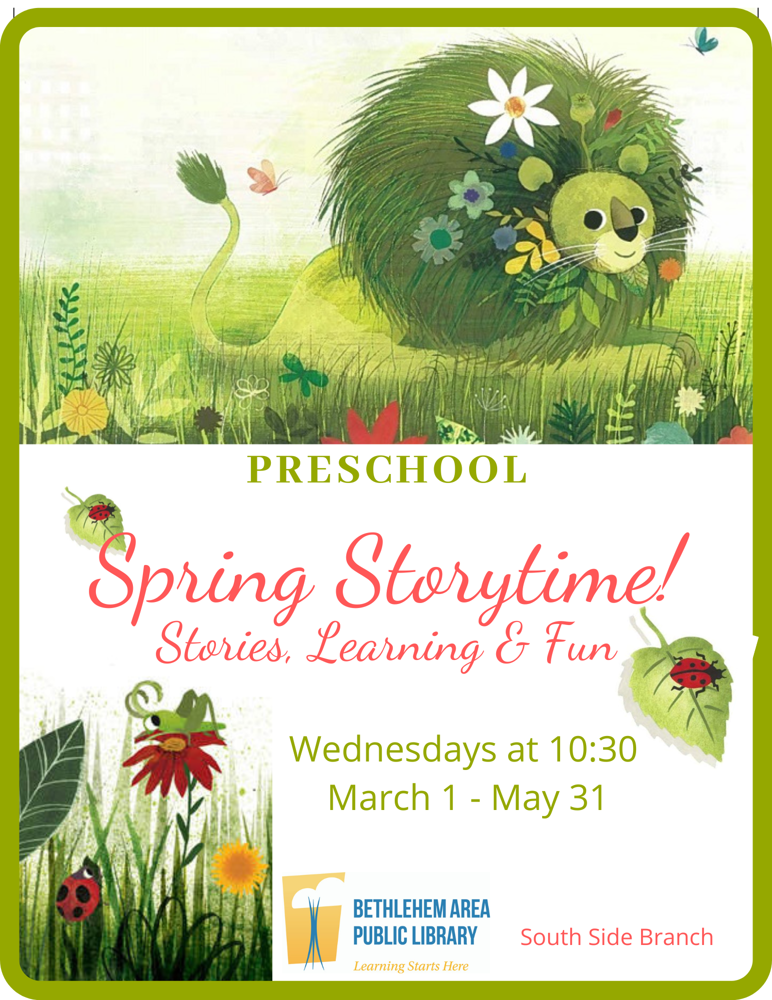 Join us for storytime!