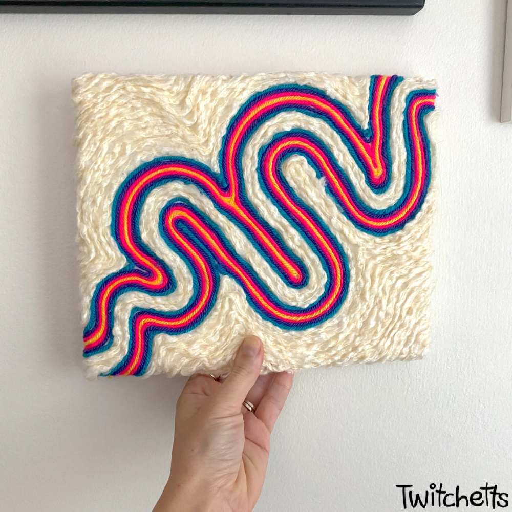 yarn art wave design