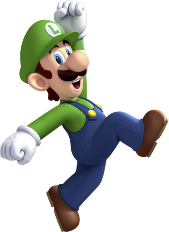 Mario's green brother--Luigi