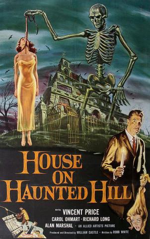 film poster of house on haunted hill