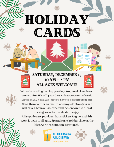 Holiday cards flyer