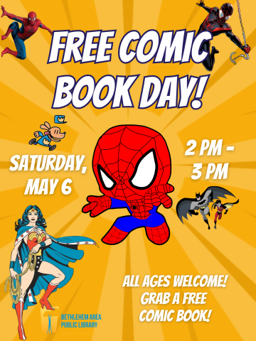 Free Comic Book Day Poster