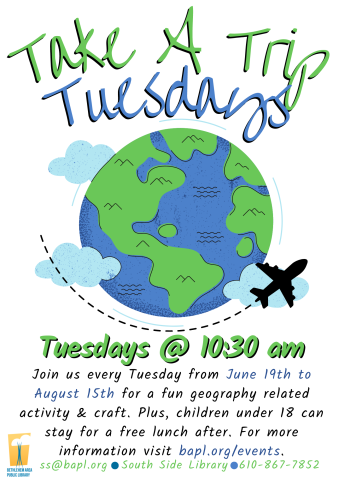 Take A Trip Tuesday Flyer