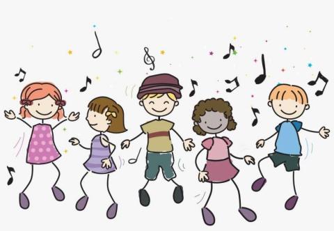 dancing children