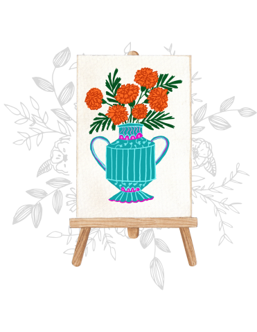 Floral Still Life Painting