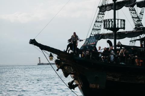 Pirate on Ship