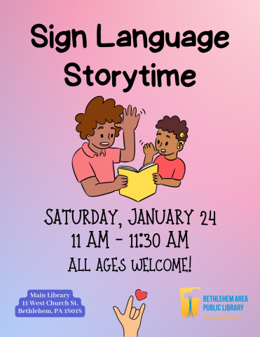 sign language storytime