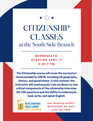 The Citizenship course will cover the curriculum recommended by USCIS, including US geography, history, and government. In this context, the instructor will continuously train students on two critical components of the citizenship interview: the 100 questions and the ability to understand, read, write, and speak English.
