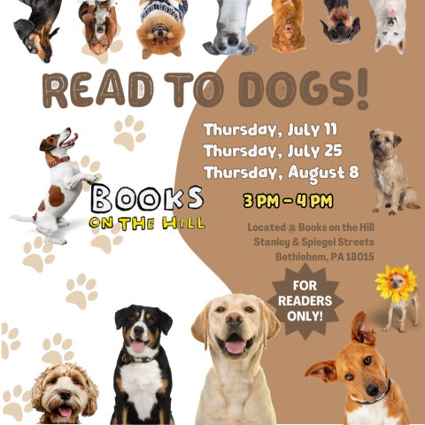 Read to Dogs at Books on the Hill 