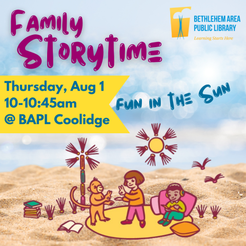 fun in the sun storytime at coolidge