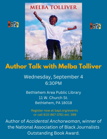 Melba Tolliver author talk