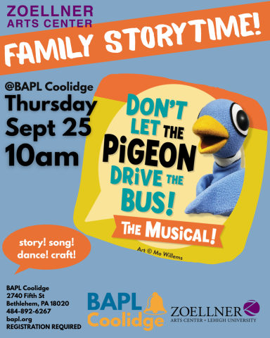 don't let the pigeon drive the bus storytime