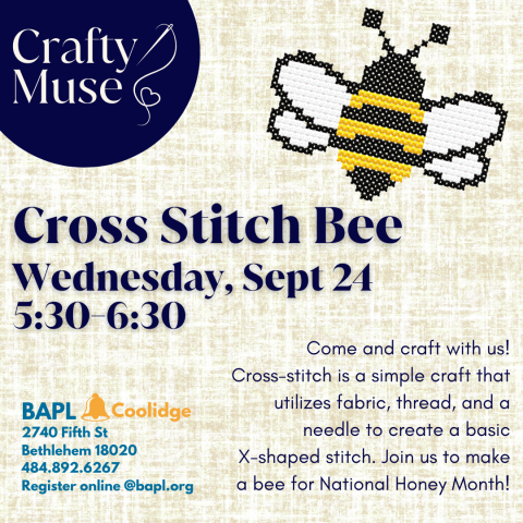 cross stitch bee