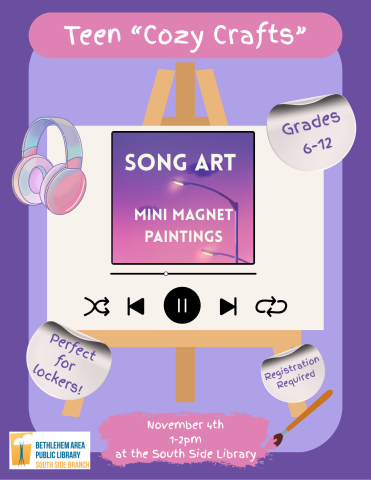 Teen Cozy Crafts Song Art Mini Paintings