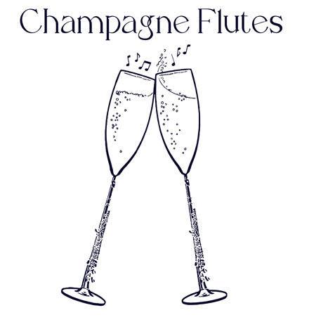 Logo for The Champagne Flutes