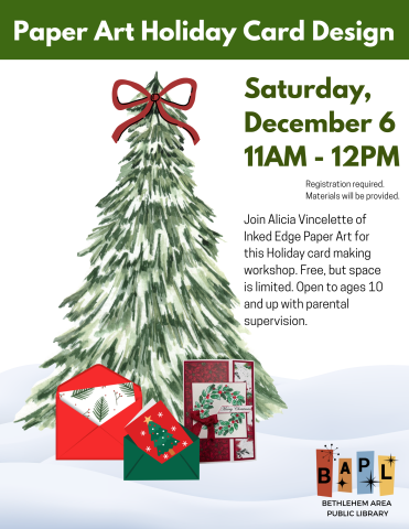 Paper Art Holiday Card Design