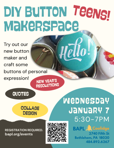 teen button makerspace