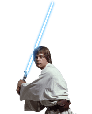 Luke Skywalker, farm boy turned Jedi. 