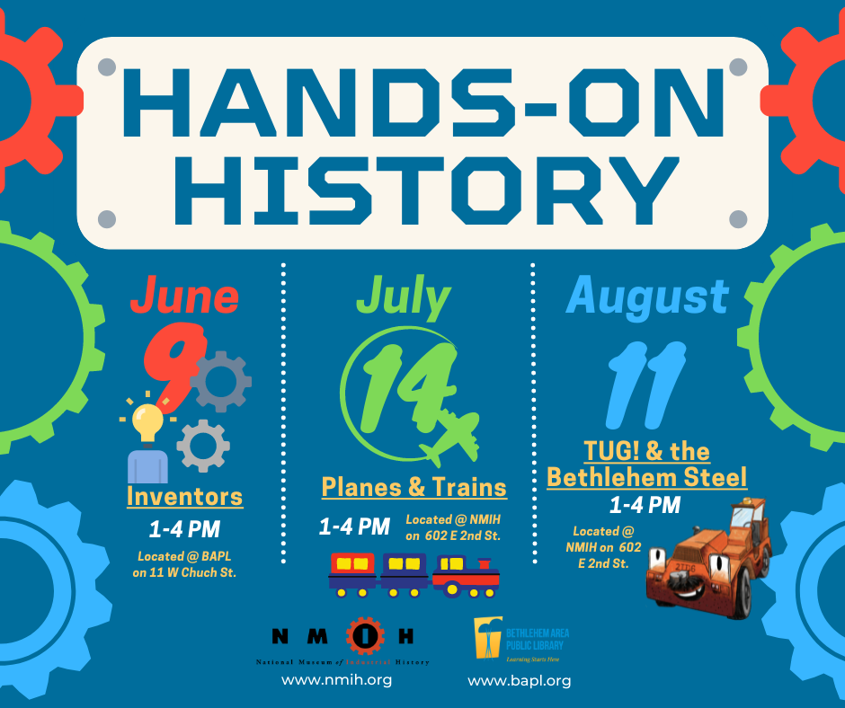 Hands-On-History Series--August 11, 1:00 PM to 4:00 PM