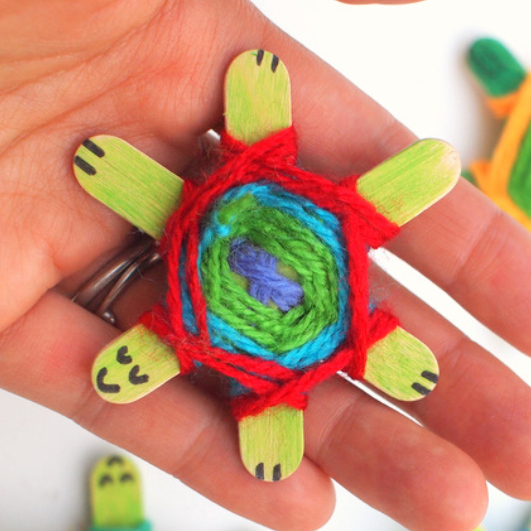 Fiber Art for Tweens: Sea Turtle Weave