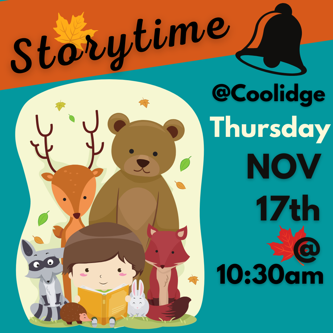 nov storytime coolidge