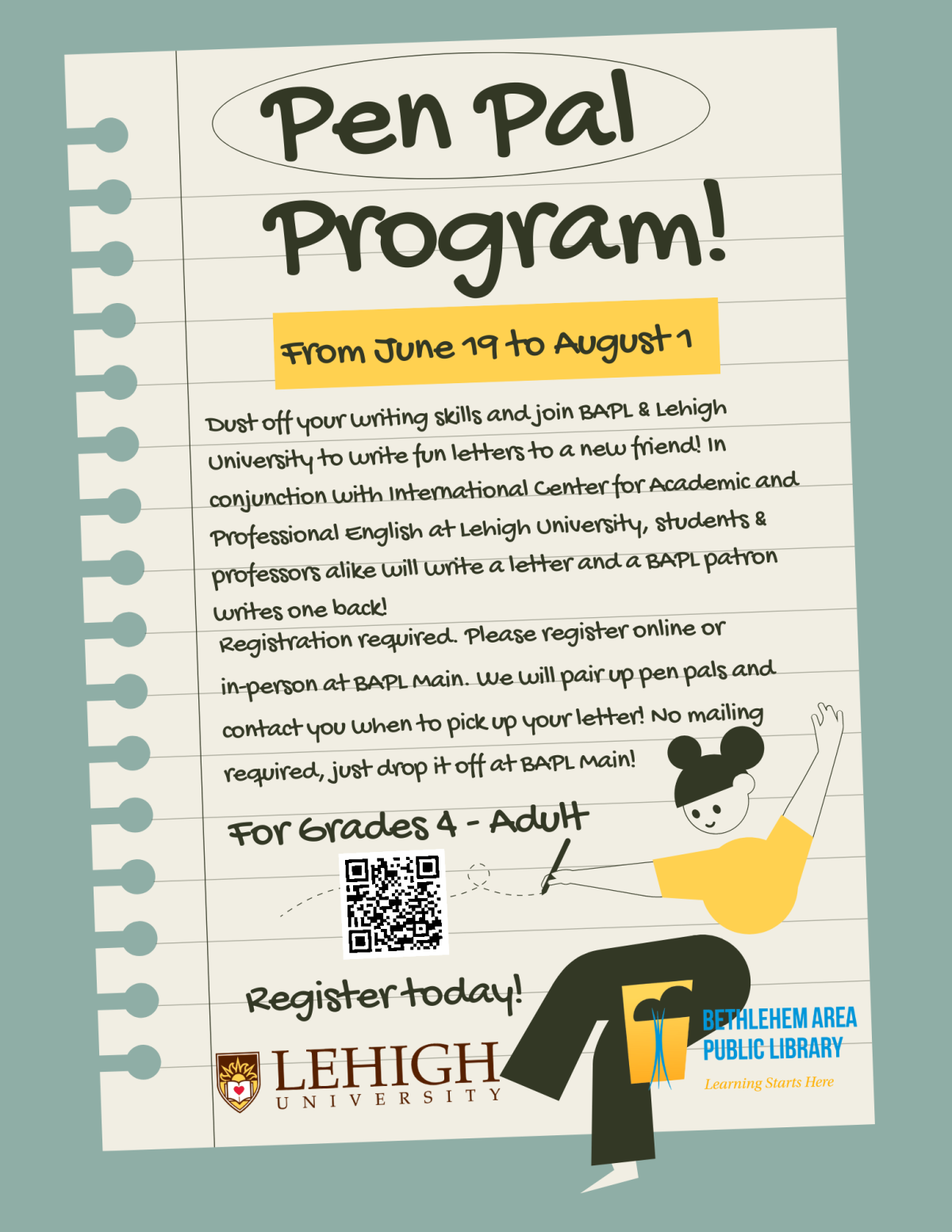 Pen Pal Program!