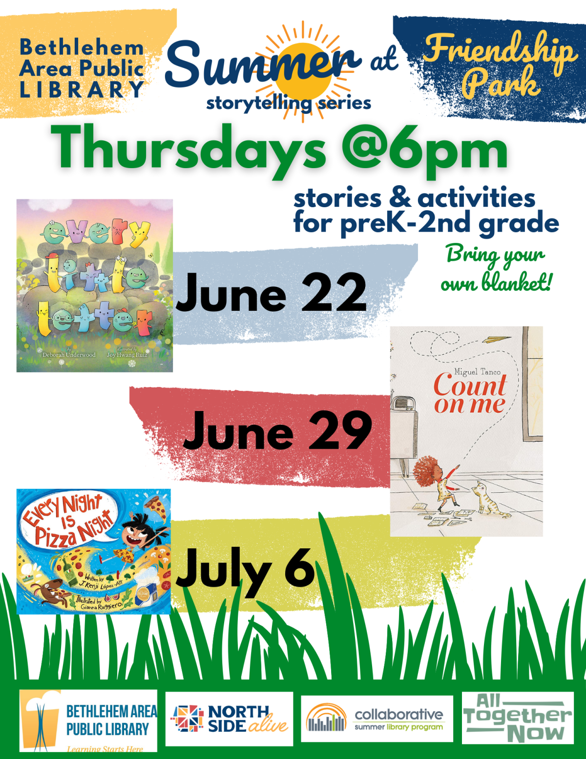 Summer Storytelling at friendship Park