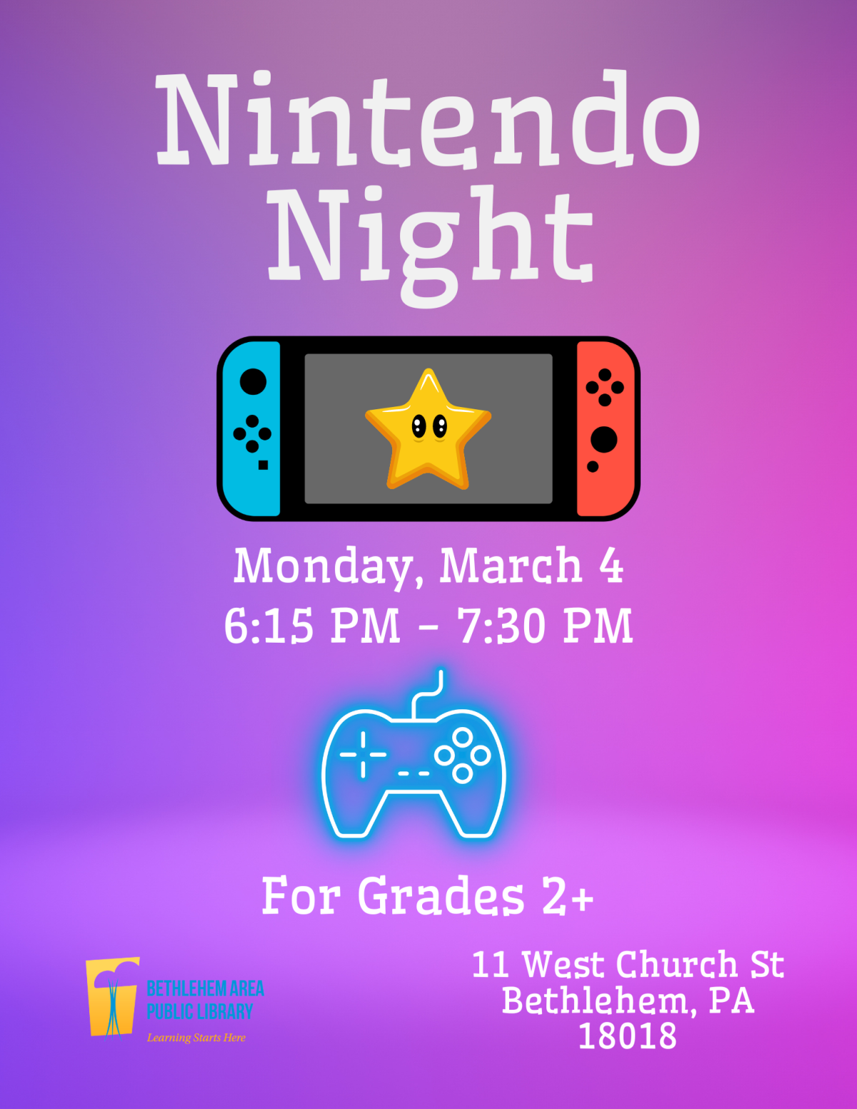 nintendo night