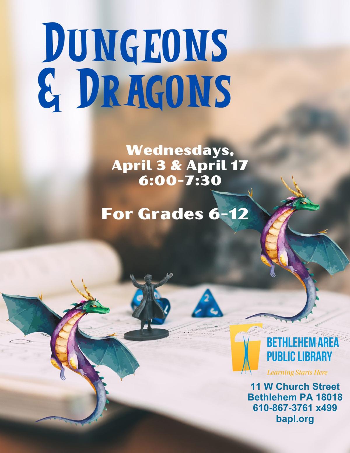 D&D April Flyer