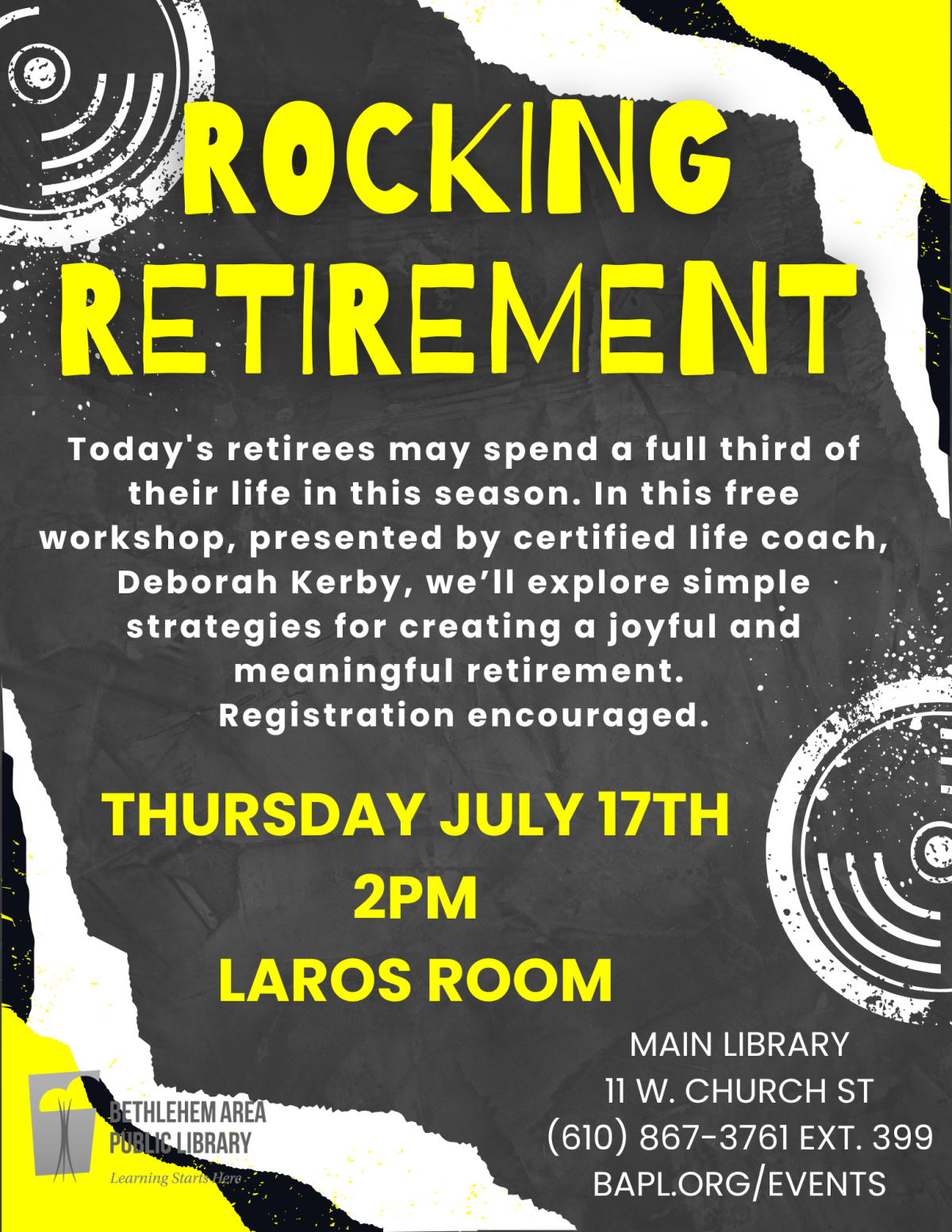 rocking retirement flyer