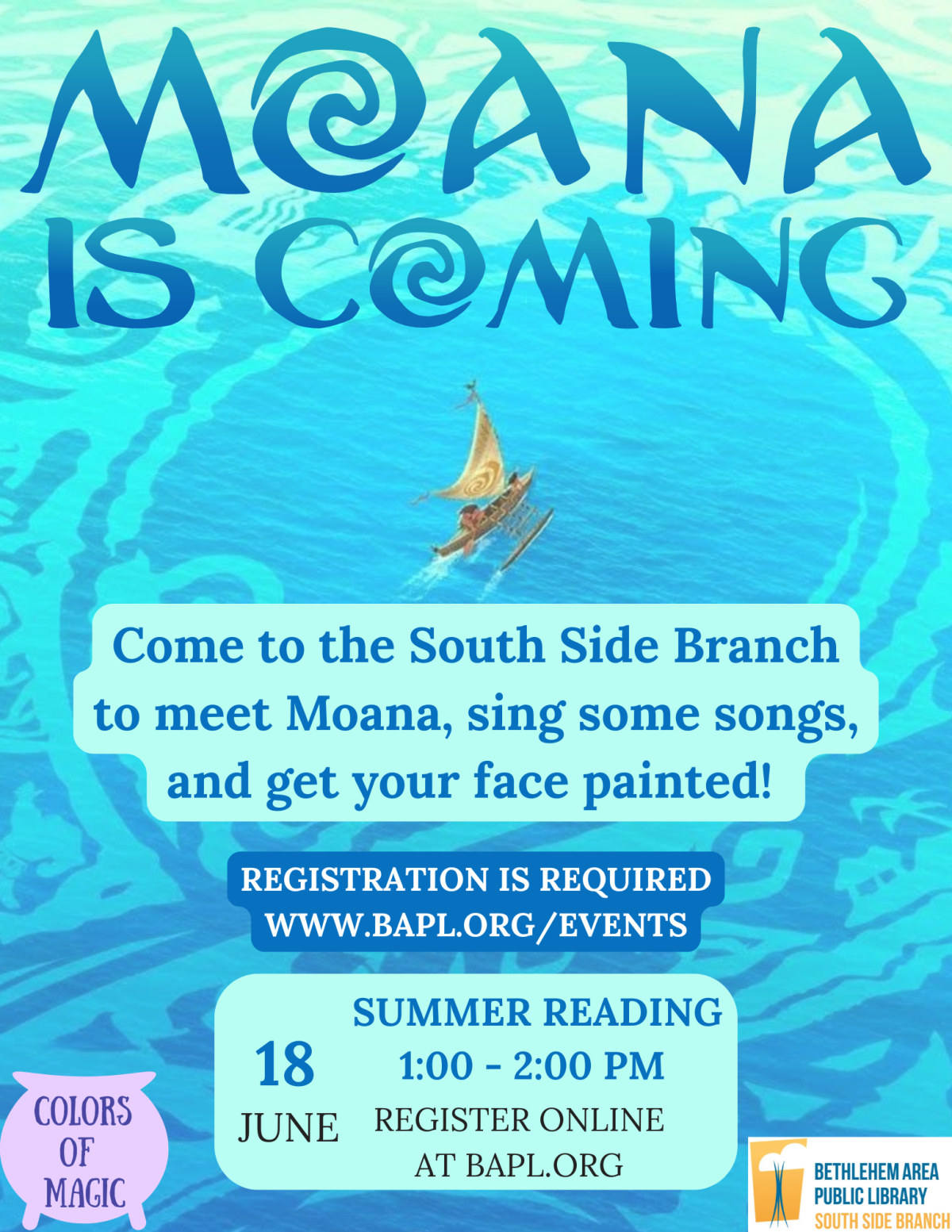 Moana is coming to South Side Flyer