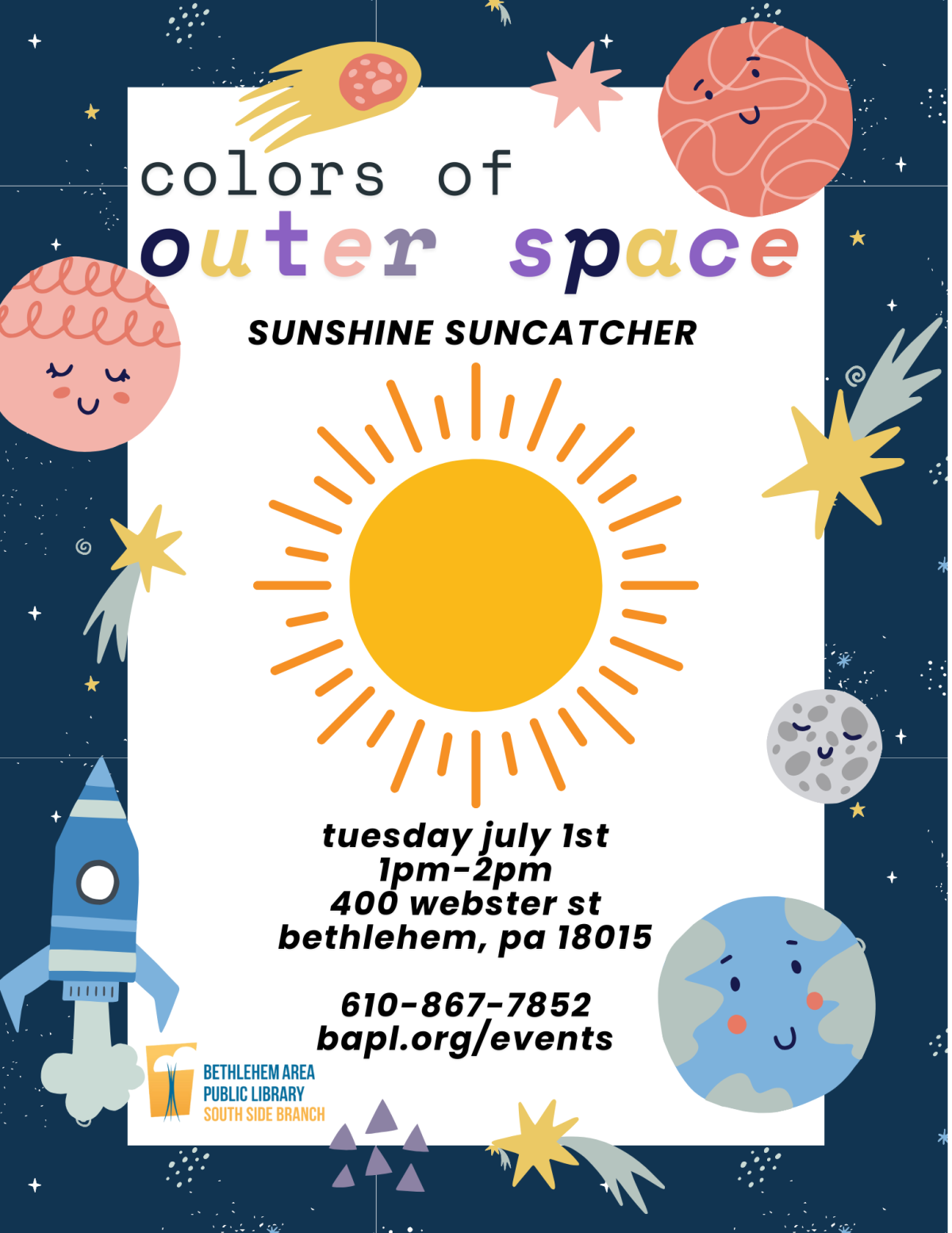 Sunshine Suncatcher Flyer