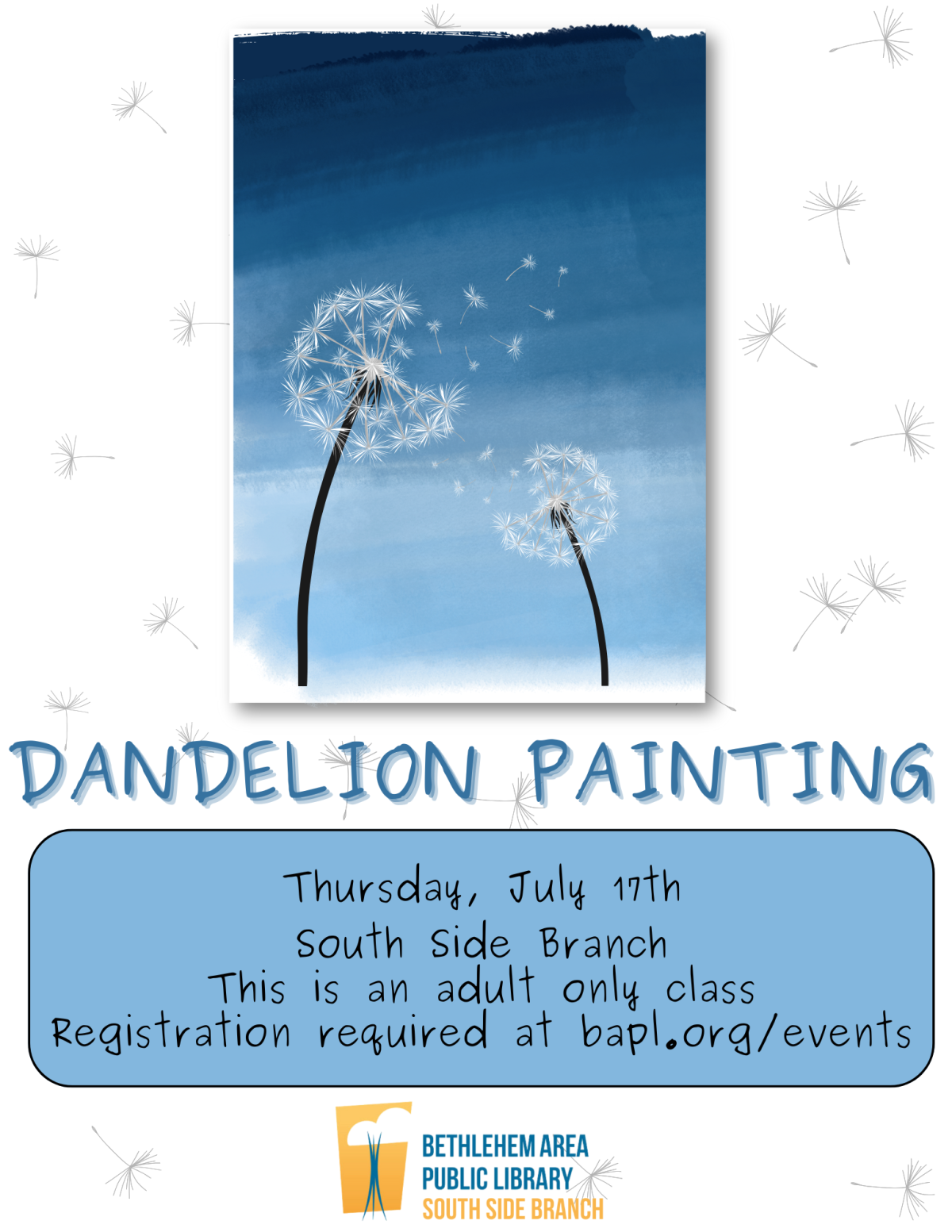 dandelion painting