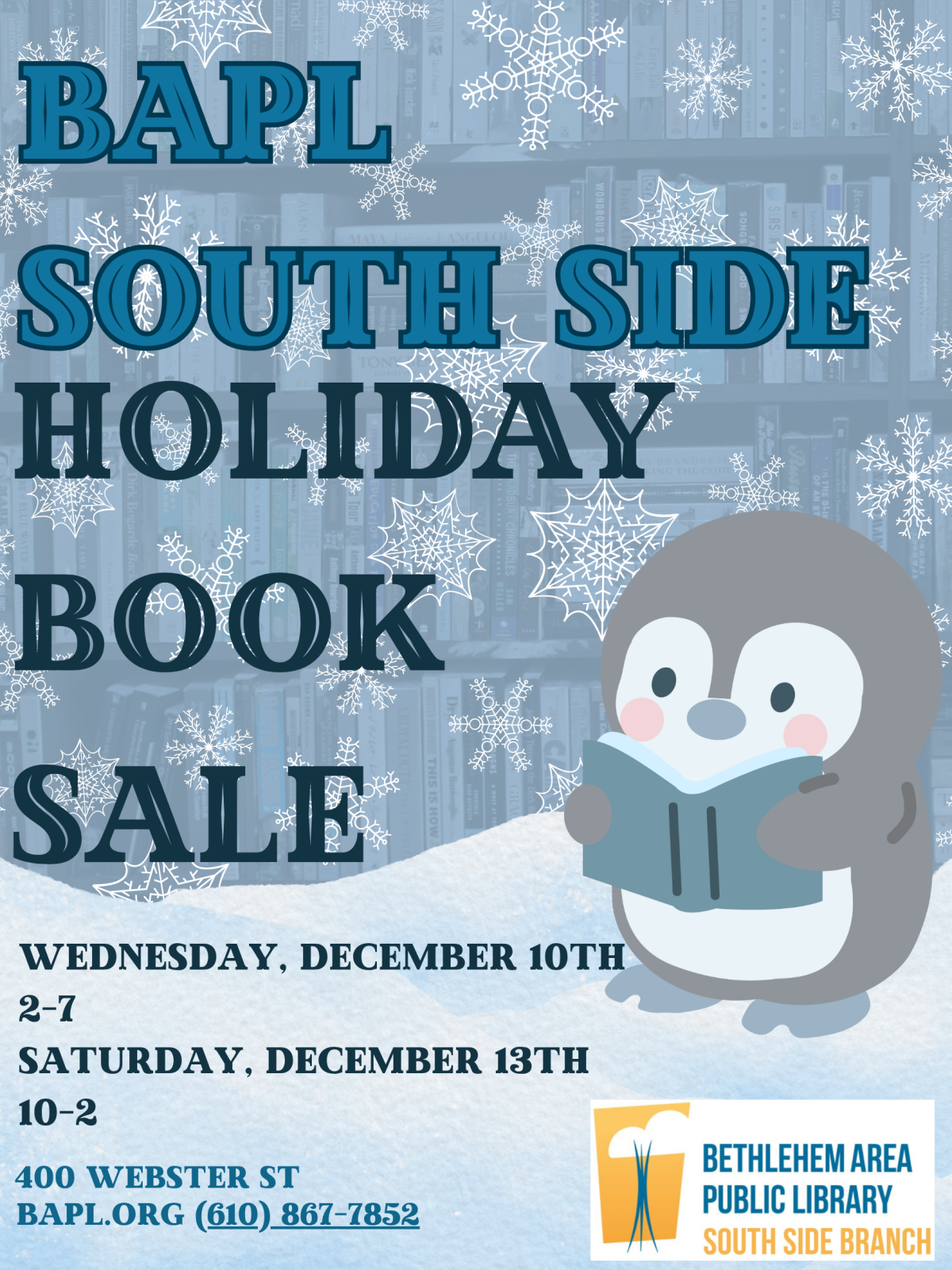 Book sale flyer