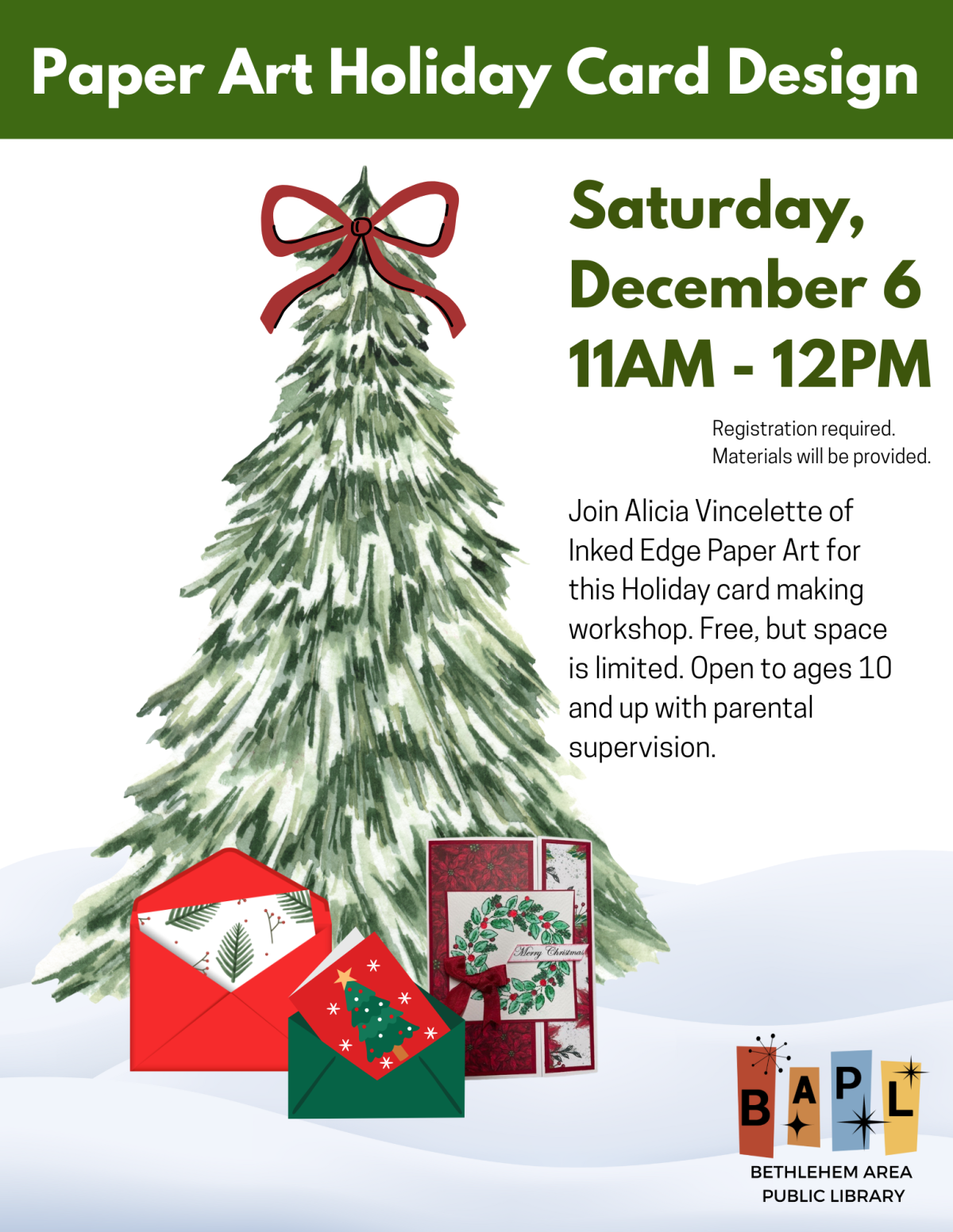 Paper Art Holiday Card Design