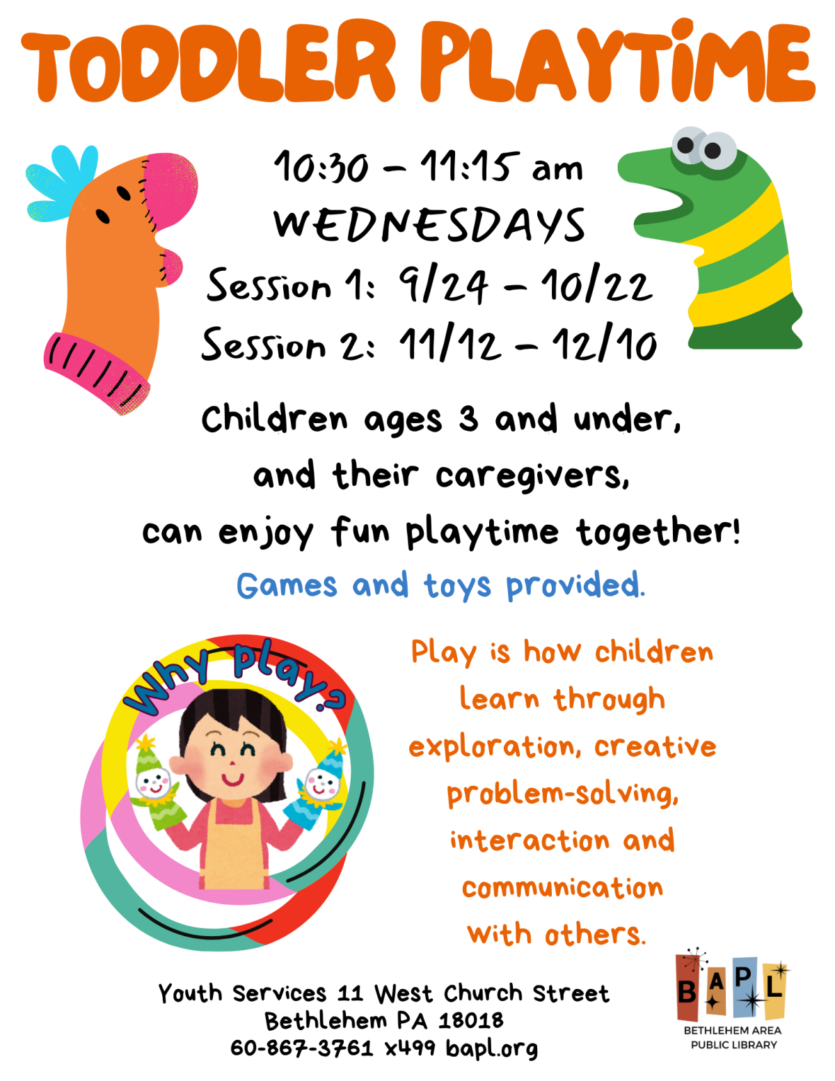 Toddler playtime fall series
